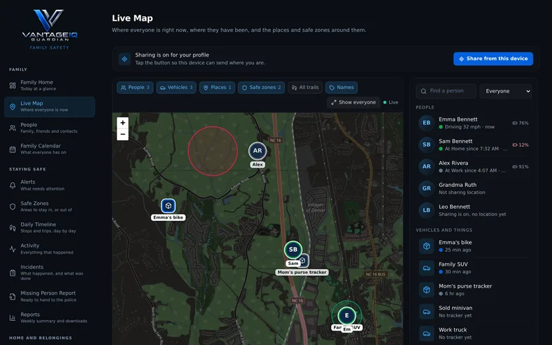 Guardian's Live Map